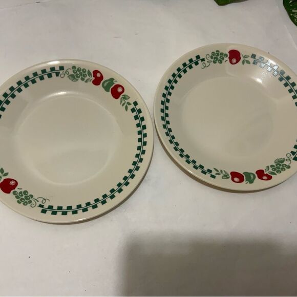 2 Corelle Farm Fresh 6.75'' Bread & Butter / Dessert plate 6 3/4''  G7 - Picture 3 of 5